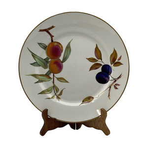 Royal Worcester Dinner Plate Evesham Pattern Fine Porcelain Made in England 10"